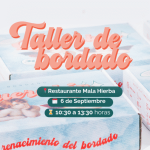 Taller de bordado principiantes Valencia