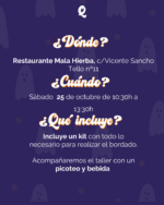 taller de bordado en valencia