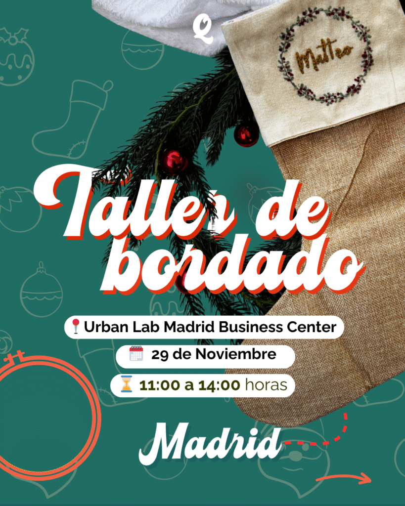 taller de bordado navideño en madrid