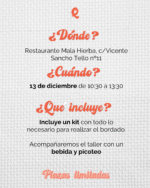 taller de bordado en valencia